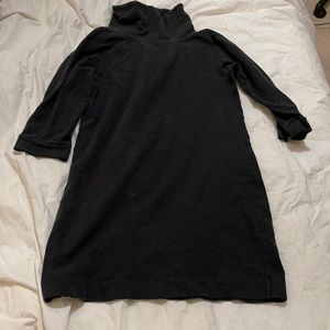 J Crew J.Crew Black Turtleneck Dress XS J. crew